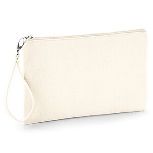 Westford Mill Canvas Wristlet Pouch / Natural/Natural